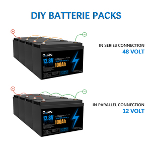Şarj Edilebilir 12V 24V 100AH 200AH 300AH <span class=keywords><strong>LiFePO4</strong></span> Lityum İyon Pil Paketi BMS Kamp Ev Enerji Depolama Pili QU-AN 5 Yıl Garantili - Product Image 5