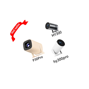 Bonne Réputation P30pro HY300 HY300pro 4K Android 11 Lampe LED 5G Wifi & BT 720P Portable Home <span class=keywords><strong>Cinema</strong></span> & Outdoor Theatre Projector - Product Image 1