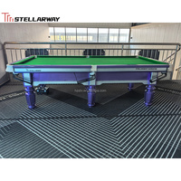 STELLARWAY Table de billard chinoise Violet, 7ft, 8ft, 9ft, avec ardoise de précision, pour centre de divertissement familial