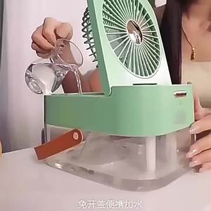 Ventilador de Niebla de Agua Pequeño y Refrescante para Oficina, Escritorio y Dormitorio, Humidificador 2 en 1 con Rociador - Product Image 6