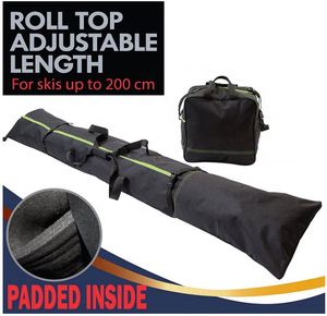 Échantillon gratuit : Sac de transport portable pour ski et bottes, 600D, résistant à l'eau, rembourré, taille ajustable, deux pièces, tendance - Product Image 4