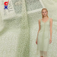 Tissu en dentelle de luxe de haute qualité, respirant et extensible, brodé, pour sous-vêtements, robes de mariée, abayas, en stock