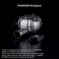 Nouveau design 2025 : Système d'échappement électronique THOR avec haut-parleurs de voiture, contrôle par smartphone pour voitures universelles