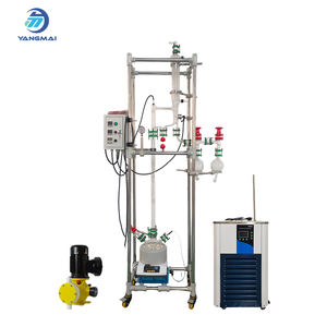 Reactor <span class=keywords><strong>de</strong></span> Destilación <span class=keywords><strong>de</strong></span> Vidrio para Procesamiento Químico, Olla <span class=keywords><strong>de</strong></span> Reacción para Purificación <span class=keywords><strong>de</strong></span> Compuestos Orgánicos - Product Image 1