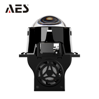 Lente de Proyector LED para Automóvil AES de 3.0 Pulgadas con Patrón de Iluminación Láser, 70W Súper Brillante, Nueva Llegada, Lente BI-LED