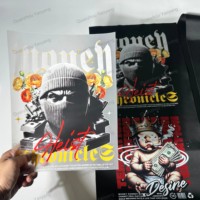 Decalcomanie a Trasferimento Termico DTF Personalizzate Stampa Digitale per T-Shirt con Design Street, Hip Hop e da Principessa per Termopressa