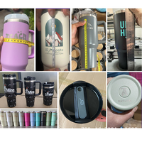 Mug de voyage isotherme en acier inoxydable à double paroi de 30 oz pour l'extérieur, le camping et les déplacements, avec paille