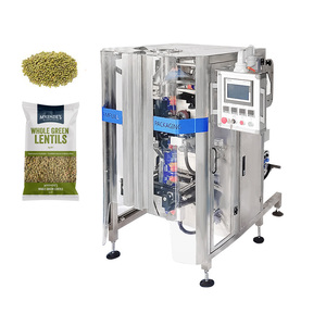 Automatic vertical multihead weigher split pigeon peas packing machine pillow bag legumes lentil pulses packing machine