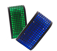 Lampe arrière LED programmable RGB en aluminium et plastique, design coque de tortue, 12V, indice de protection IP67, avec variateur de luminosité, pour décoration dynamique de bars et KTV, garantie 2 ans