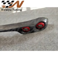 Alerón Trasero de Fibra de Carbono Estilo RE con Luces LED para Mazda RX7 FD3S 92-02, Cubierta de Luz Trasera con Lámpara LED