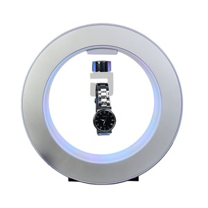 2025 Hot Bán hàng hiện đại 360 độ xoay Luminous <span class=keywords><strong>Magnetic</strong></span> levitation hiển thị đứng treo đồng hồ cho Showcase cho vật lý - Product Image 1
