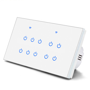 สวิตช์ไฟอัจฉริยะแบบ146สวิตช์ไฟ Wifi 10แก้งสำหรับ Zigbee รองรับ <span class=keywords><strong>Google</strong></span> Home Alexa <span class=keywords><strong>Voice</strong></span> - Product Image 2