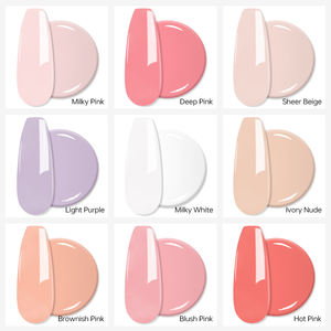 Nouveau Gel de Base en Caoutchouc 9 Couleurs 2026, Fortifiant, Soak Off, pour Salon de <span class=keywords><strong>Manucure</strong></span> et DIY à Domicile, 15ml - Product Image 6