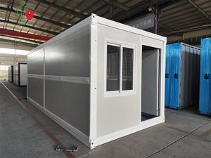 Casa Contenedor Plegable Económica de Bajo Costo con Estructura de Acero Prefabricada, Aislamiento de Panel Sándwich Impermeable e Ignífugo - Product Image 3