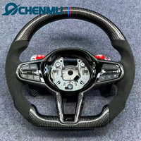 Volant en fibre de carbone et suède pour BMW G30 G31 G38 G20 G11 G08 G02 G05 G18 G21 G28 G22 G23 G26, Plug and Play