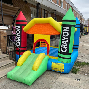 Bon marché de qualité commerciale <span class=keywords><strong>Petit</strong></span> Crayon gonflable moonwalk Bouncer House Bouncer Château de saut Château gonflable à <span class=keywords><strong>vendre</strong></span> - Product Image 5