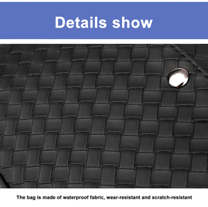 Borsa per Cosmetici da <span class=keywords><strong>Uomo</strong></span> Professionale all'Ingrosso, <span class=keywords><strong>in</strong></span> <span class=keywords><strong>Pelle</strong></span> PU, Design Geometrico Moderno e Trendy, Astuccio da Viaggio per Toilette con <span class=keywords><strong>Tracolla</strong></span> - Product Image 6