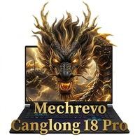 Laptop Gaming Mechrevo Canglong 18 Pro Prosesor AMD Layar 180Hz 18 inci 2560x1600 GPU Khusus Penyimpanan SSD Keyboard RGB Backlit