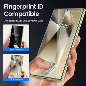واقي شاشة من الزجاج المقوى مضاد للتجسس مع طباعة شعار مخصص، سهل التركيب ومقاوم للغبار لهواتف سامسونج جالاكسي S25 وS24 ألترا - Product Image 3