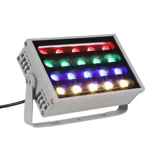 مصباح عاكس مقاوم للماء IP65 خارجي تغيير تلقائي للألوان قوس قزح DMX512 RGBW 40w led من أجل المناظر الطبيعية