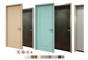 Hotelkamerdeuren 20-90 Minuten Vuurvaste Geluiddichte Ul Beursgenoteerde Houten Hotelkamer Stalen Enkele Deur Met Frame Voor Intern Gebruik - Product Image 4