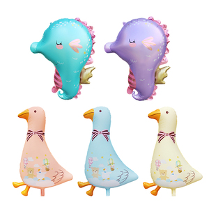 Nuovi Palloncini Opachi in Foil a Forma di Elefante, Unicorno, Dinosauro, Animali Animati, Ecologici per Compleanni di Bambini, San Valentino, Capodanno - Product Image 1