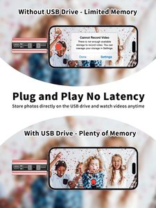 EATOP Chiavetta USB da 512GB per Telefoni/Tablet/Computer - Archiviazione Foto Facile <span class=keywords><strong>Backup</strong></span> (Rosa Chiaro) Garanzia 1 Anno Plug & Play Senza App - Product Image 4