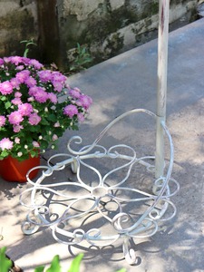 Étagère à fleurs en fer sur pied pour jardin, balcon, salon, plantes grimpantes décoratives avec plateaux pour pots - Product Image 6