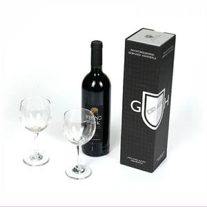 Boîte à vin <span class=keywords><strong>en</strong></span> carton de luxe, papier de haute qualité, magnétique, sublimation, emballage, verre, cadeau - Product Image 1