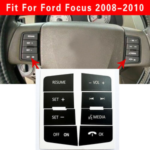 Ford Focus Steering Wheel Control Button Repair Sticker Black Adhesive 2008-2010 Models - Product Image 4