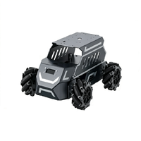 Robot d'inspection extérieur à charge lourde de 2,68 kg |   Moteur réducteur 520, forte puissance, interaction vocale IA, aluminium, éducation STEM