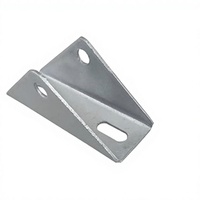 Accessoires photovoltaïques, connecteurs triangulaires en zinc-aluminium-magnésium galvanisé à chaud pour système de montage solaire photovoltaïque