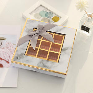 Factory Price Free Sample Small Chocolate Candy Box <strong>Sweet</strong> Biscuit Box Cake Packaging Gift Box with 25 Grids - Product Image 4