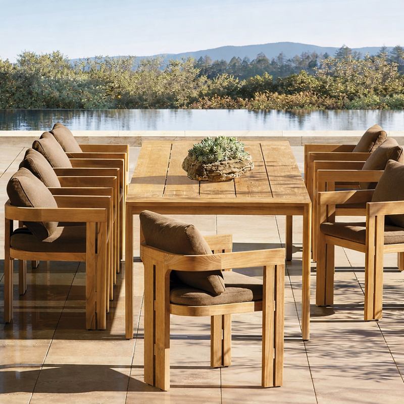 Garden Teak Outdoor Furniture Set Hotel