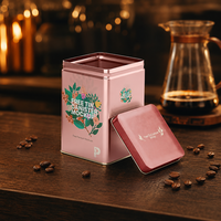 Boîte en métal rectangulaire écologique, résistante à l'humidité, 100% recyclable, emballage en métal, vente en gros, boîte en métal personnalisée pour le stockage des aliments