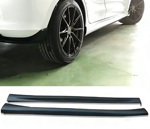 Kit Carrozzeria per <span class=keywords><strong>Suzuki</strong></span> Swift 2016-2020, Labbro Paraurti Anteriore, Minigonne Laterali, Labbro Posteriore, Sportivo in ABS di Alta Qualità, Nero, Gancio di Traino Avvitabile - Product Image 5