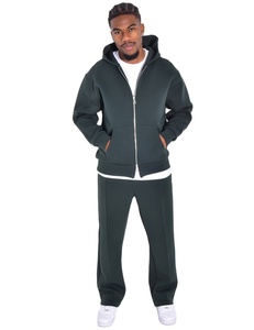 Conjunto Deportivo Personalizado TN para Hombre, Corte Holgado, Tejido Transpirable, Estilo Deportivo, Sudadera con Cremallera y Pantalones de Pierna Recta - Product Image 1