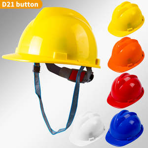 Casco de Seguridad Blanco Jiankun Construction Proguard Tipo V Sin Ranuras, 4 Puntos de Suspensión, Modelo D21, Protección Térmica con Botón - Product Image 1