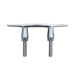6-Inch 316 Stainless Steel <b>Marine</b> Mooring Bollards with Threaded Rods Ram Horn <b>Hardware</b> for Speedboats Parts & Accessories - Product Image 1