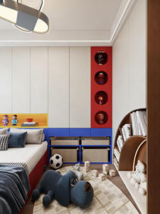 Armario <span class=keywords><strong>Infantil</strong></span> de Lujo Personalizado con Estantes Circulares y Librería Curva para Diseño de Interiores de Villas Infantiles - Product Image 5