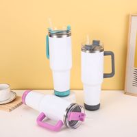 Mug de voyage personnalisé en acier inoxydable de 40 oz, gobelet intelligent avec haut-parleur sans fil, sublimation, avec Bluetooth