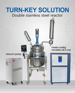 หม้อปฏิกิริยาสแตนเลสแบบมีแจ็คเก็ตยี่ห้อ YUHUA ความจุ 10-100 ลิตร ควบคุมอัตโนมัติ ระดับความปลอดภัยสูง 220V สำหรับอุตสาหกรรม - Product Image 4