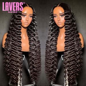 Pelucas sin Pegamento, Cabello Humano Brasileño, Pelucas con Frente de Encaje HD para Mujeres Afroamericanas, Ondulado, Cabello Humano Virgen, Peluca con Frente de Encaje - Product Image 2