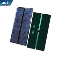 Mini 110X55mm dikdörtgen LED ışık güneş paneli bataryası şarj güç bankası 7.5V Epoxy epoksi ürün kategorisi