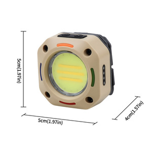 Lampe frontale rechargeable Qimai 2000 mAh, éclairage de travail LED, réglable multi-angles, avec clip pour casquette et affichage numérique - Product Image 5