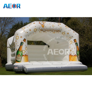 China mejor los precios inflable boda <span class=keywords><strong>Castillo</strong></span> <span class=keywords><strong>gran</strong></span> boda Fiesta blanco barato saltando rebote - Product Image 5