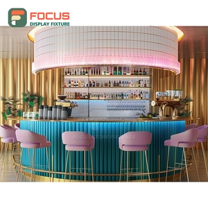 Mostrador de Servicio de Café Premium, Estante para Pastelería, Mostrador de Cafetería Blanco Mate - Product Image 2