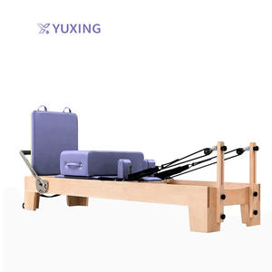 Machine de réformateur de Pilates en bois d'érable Lit d'entraînement de base de Yoga Gym à domicile Bon prix Réformateur de machine de Pilates - Product Image 1