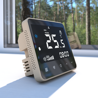 Sistem Pemanas Lantai Listrik Tuya Smart Thermostat OEM Smart WiFi Digital HVAC Controller Penghemat Energi Rumah Tangga