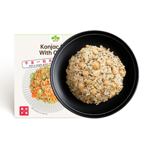 Riso di Konjac, Quinoa, Ceci e Fagioli Mung all'Ingrosso - Zero Zuccheri, Alto Contenuto di Fibre, Fonte di Proteine, Sano, a Basso Contenuto Calorico, Pronto da Mangiare, Keto, Biologico - Product Image 1